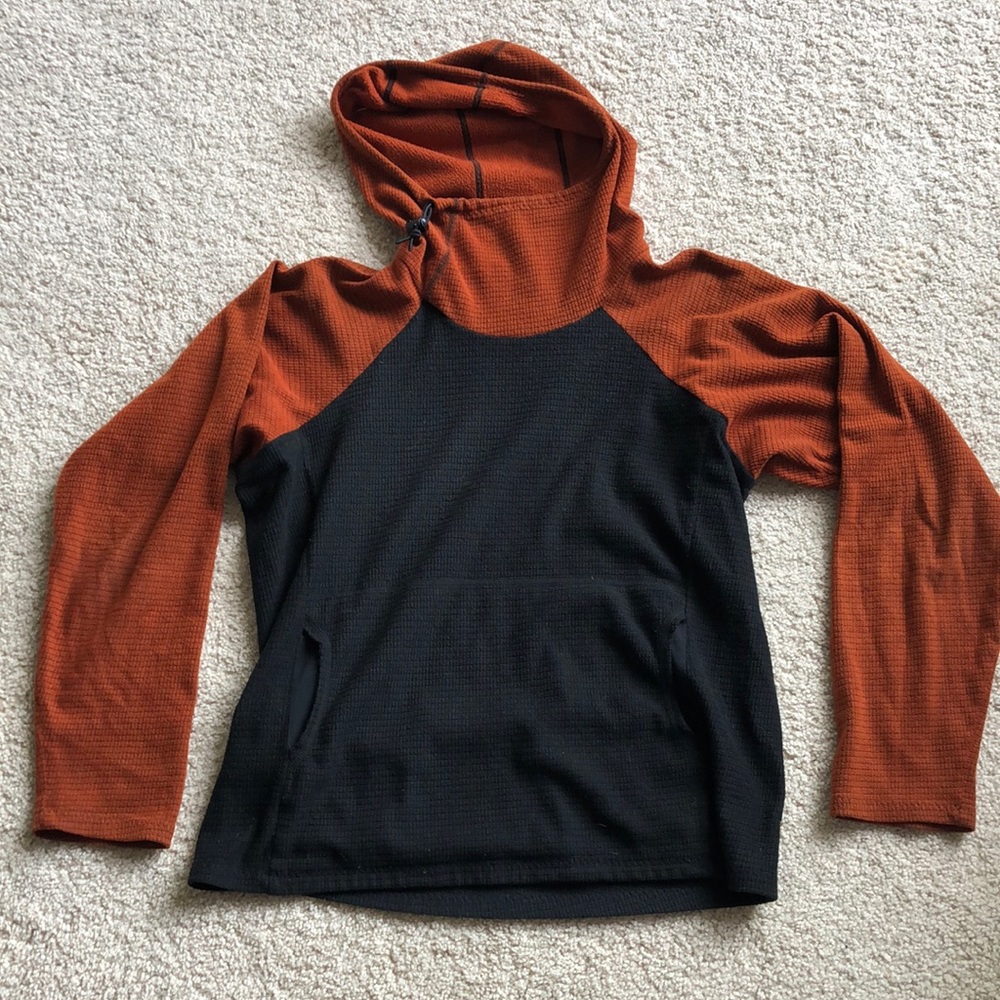 Melanzana Micro Grid Hoodie Mens M